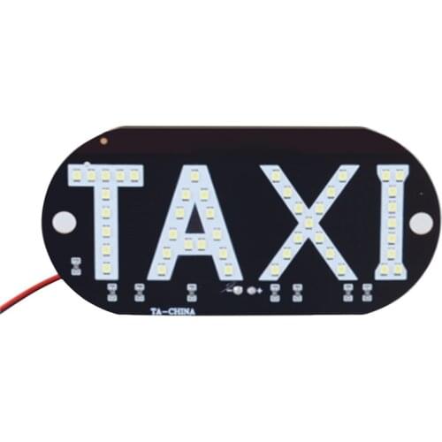 New 1Pc 12V LED 4 Colors Car Taxi Cab Indicator Signal Lamp Windscreen Sign Windshield Light Lamp Car Accessories Car Led Light