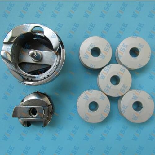 LARGE ROTARY HOOK & BOBBIN CASE & 5 BOBBINS FOR DURKOPP 3823