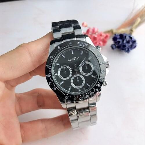 Fashion Brand Watches Silver Gold Rose Stainless Steel Three Eye Style Strip Nails Quartz Watch Female Clock Reloj Mujer