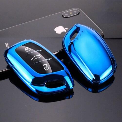 TPU key case for car For MG MG6 ZS HS For ROEWE I5 RX5 MAX RX3 2017 2018 2019 2020 car accessories keychain keyring new
