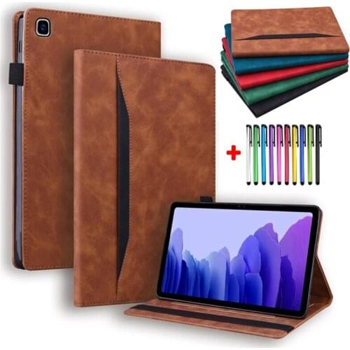Business Shell For Xiaomi pad 5 2021 Cover PU Leather Wallet Card Funda For Xiaomi MiPad 5 Pro Mi Pad 5 Pro Coque 11 inch + Pen