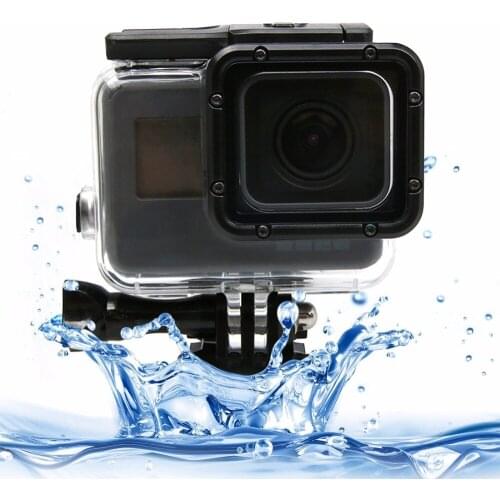 For GoPro HERO 5 Touch Screen 45m Waterproof Housing Protective Case with Buckle Basic Mount & Screw, No Need to Remove Lens