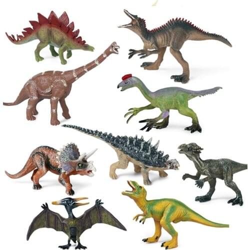 Carnivorous Dragon Pterosaur Tyrannosaurus Triceratops Simulation 3D Animals Action Figures Jurassic Dinosaur Model Kids Toys
