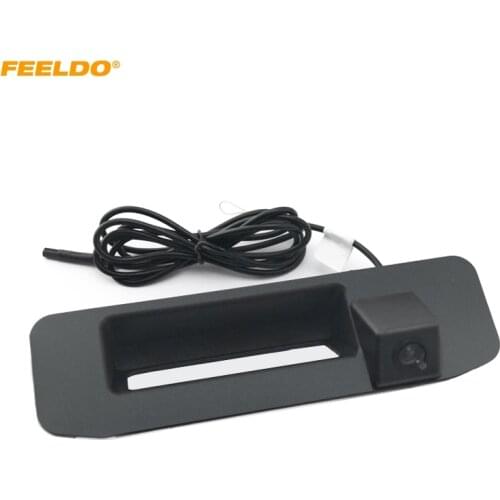 FEELDO Car Trunk Handle Backup Rearview Camera for Mercedes-Benz 2012/13/15 GLK300 Reverse Parking Camera #2604