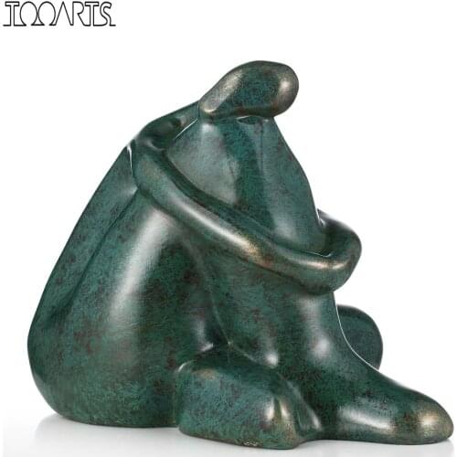 Tooarts Tomfeel Plump Woman Thinking Figurine Fiberglass Figurine Home Decoration Original Design Handicraft For Home Office