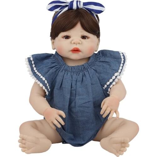 Hoomai Silicone Reborn Baby Doll Toys 55cm Babies Like Alive Bebe Girls Brinquedos Limited Collection Birthday Gift