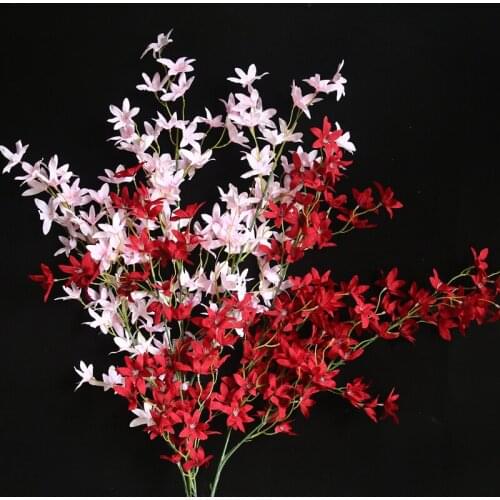 Simulation Oncidium Cherry blossom dancing Orchid Phalaenopsis Flowers flowers home decoration Wedding Decor