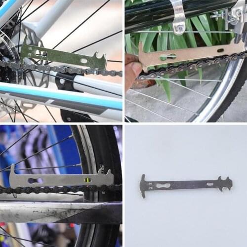 1pcs Bicycle Chain Wear Indicator Checker MTB Chains Tool Bike Cycling Ruler Measurement Mountain Repair Replacement Road G Q2Y3