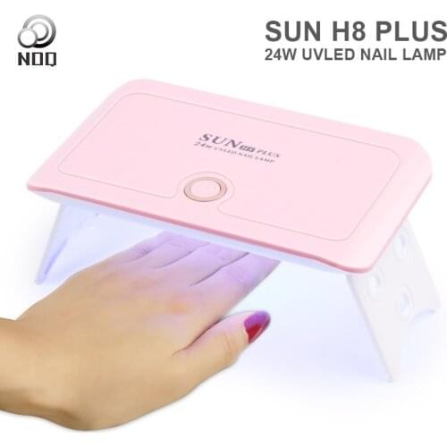 NOQ SUN H8 Plus LED Lamp For Nails Manicure 8Leds Portable UV Lamp Nail Dryer Curing Gel Polish Varnish