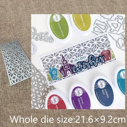 XLDesign Craft Metal Cutting Dies stencil mold Folk Star Slimline decoration scrapbook Album Paper Card Craft Embossing die cuts