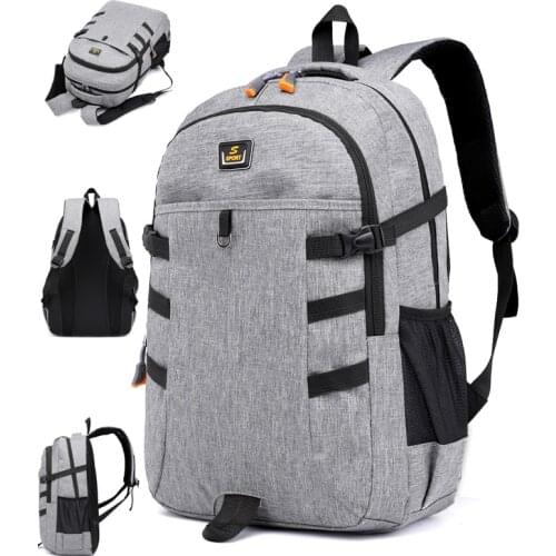 2022 Mens Backpack Students School Bags Women Business 15.6"Laptop Backpack College Teenager Bagpack Oxford Computer Rucksack