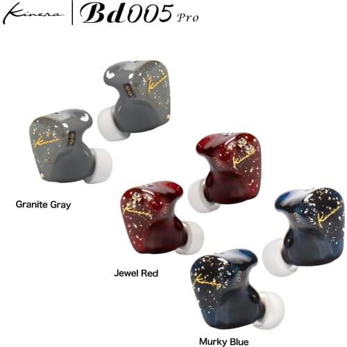 Kinera BD005 PRO BD005PRO BERYLLIUM Balanced Armature Ba + DD Hybrid HiFi Music Monitor AudiPhile Earphones 0.78mm 2pin Earbuds