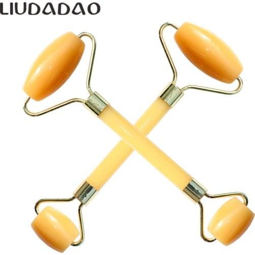 Natural Jade Face Rollers Double Head Facial Lift Massager Rollers Skin Care Tools Roller Wrinkle Removal Beauty Relax Tools