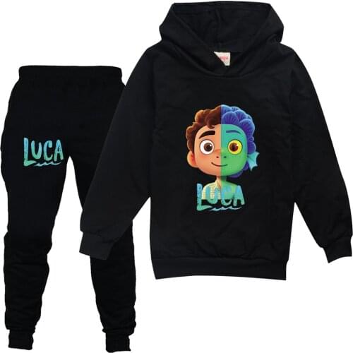 New Fashion Boys Suit T-shirts luca Kids Clothes funny T-shirt Girls Coat Costume Children Summer Set Baby Boy Shorts