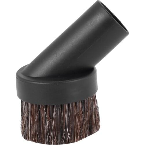32mm Dusting Brush Dust Tool Attachment for Vacuum Cleaner Round Horse Hair