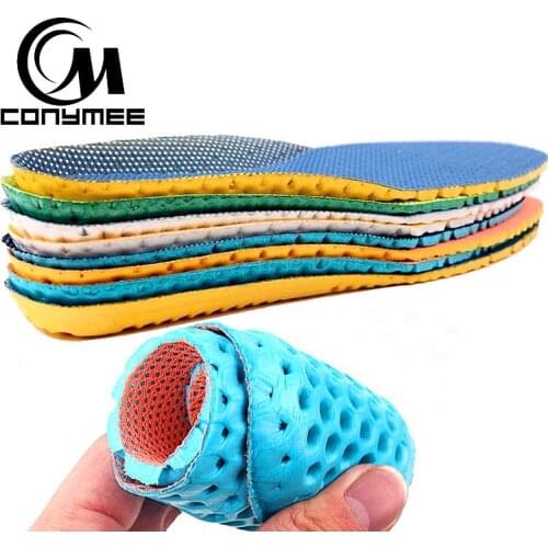 Shoe Insole Men Women High Arch Support Sneakers Foam Insoles Shock Absorption Shoes Insert Pads Anti Slip Shoe Pads Shoe Sole