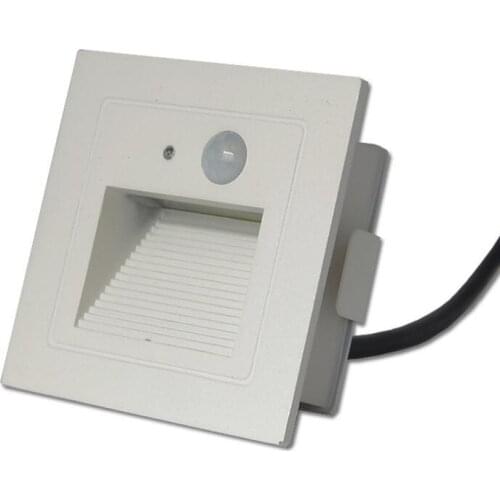 LED outdoor induction footlight corridor sidewall lamp staircase step lamp 3W diecast aluminium CORNER LAMP