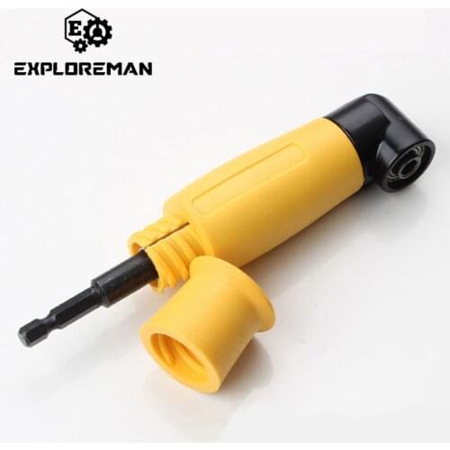90 Degree Angle Driver Drilling Accessories 1/4 Hex Right Angle Drill Bit Socket Holder For Hand Electric Drill Wrench Tool