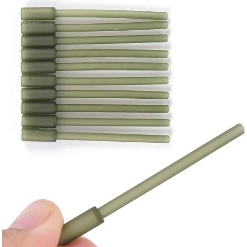 Zone Teriminal Tackle Quick Change Connector Carp Fishing Hard Inline Lead Inserts Shockleader Sleeve Making Equipment 10Pcs
