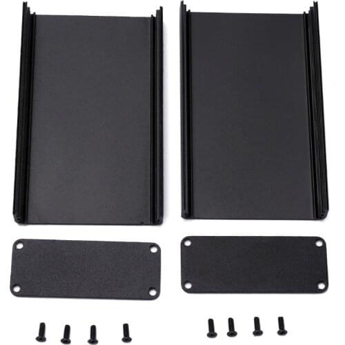 1pc Black Aluminum Enclosure Box PCB Instrument Electronic Project Case 80x50x20mm