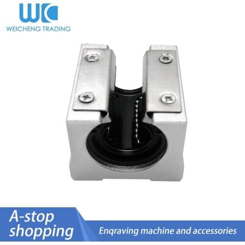 1pcs SBR10UU aluminum block 10mm Linear motion ball bearing slide block match use SBR10 10mm linear guide rail