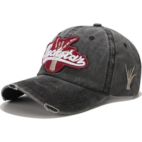 LVYI38 Outdoor men letter embroidery baseball cap Dad hat Women washed cotton snapback hat fitted trucker cap bone casquette