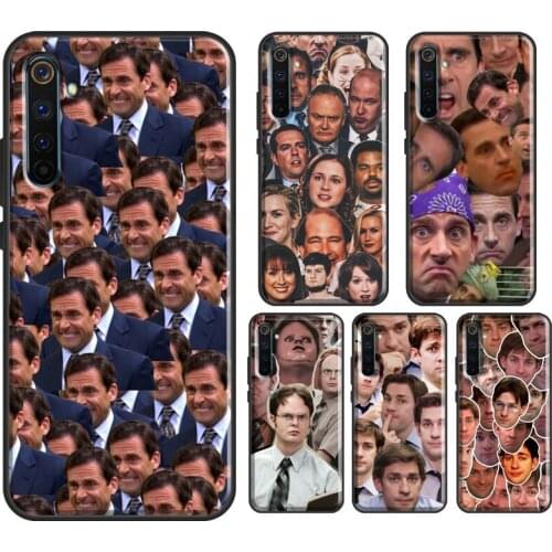The Office Collage Case For Realme C3 XT 6 7 X2 X7 Pro For OPPO A9 2020 Reno4 For OnePlus 7 8 Pro Nord