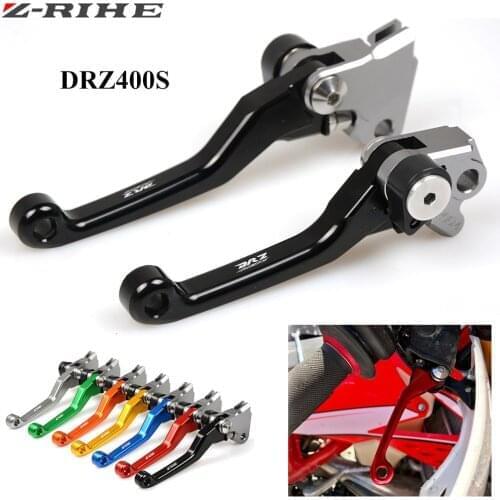 CNC Pivot Clutch Brake Levers For Suzuki DRZ400S DRZ400SM DRZ400 2000 2001 2002 2003 2004 2005 2006 2007-2017 Enduro Dirt Bike