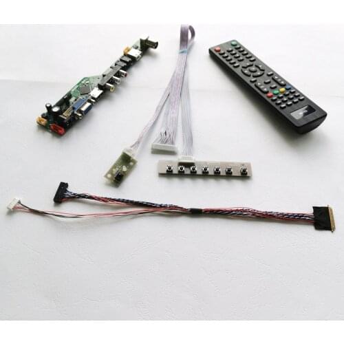 For BP101WX1/HV101WX1/LP101WX1 WLED VGA USB RF Remote notebook PC 1280*800 10.1" LVDS 40Pin display controller card DIY kit