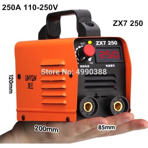 For free 250A 110-250V Compact Mini MMA Welder Inverter ARC Welding Machine Stick Welder