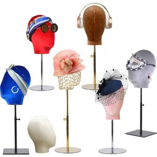 Colorful Head Mannequin Fabric Head Model Customized Factory Direct Sell