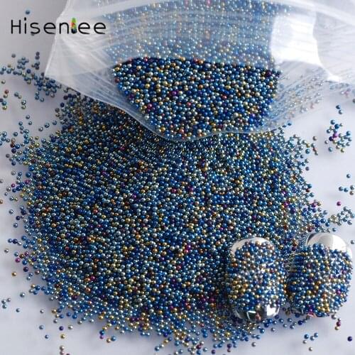 Fashion new 50g mini elf caviar beads micro glass beads rhinestones 3D charm DIY nail art manicure decoration