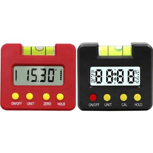 Mini Electronic Level Gauge Magnetic Horizontal Bubble Angle Meter Digital Display Protractor Inclinometer