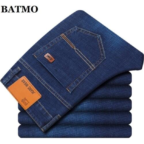 BATMO 2020 new arrival high quality smart casual jeans men,classica mens jeans ,C8150