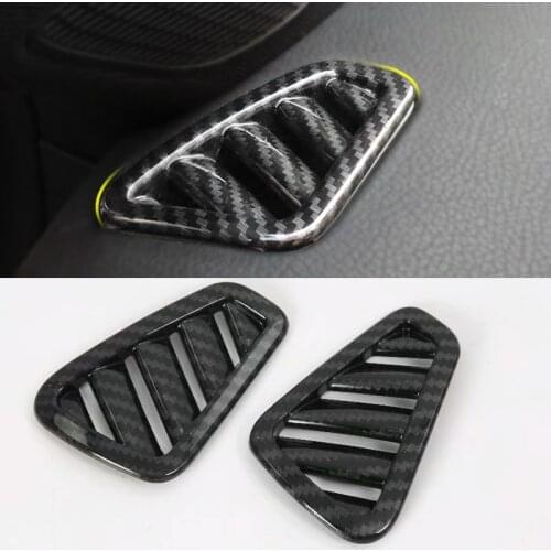 Car Accessories 2pcs ABS Interior Dashboard Upper Air Vent Outlet Cover Trim For Mercedes-Benz A Class W177 V177 2019 2020