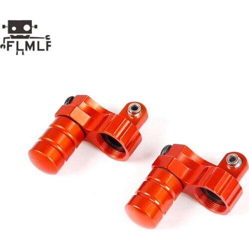 CNC Alloy Front and Rear Piggy Back Reservoir Shock Cap Fit for 1/5 HPI ROVAN ROFUN KM GTB TS BAJA 5B 5T 5SC