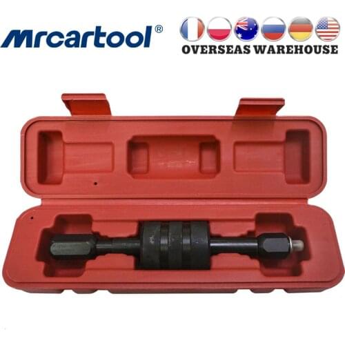MR CARTOOL Diesel Injector Removal Puller Common Rail Injector Remover M8, M12, M14 Thread Adapter For Bosch Delphi Injector