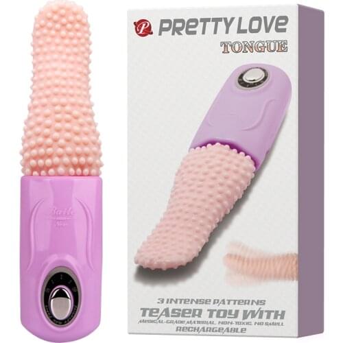 Pretty Love Sex Toys For Women 3 Rotation USB Rechargeable Vibrator G Spot Clitoris Stimulator Tongue Vibrator Masturbator