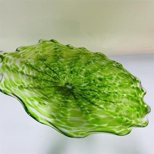 BGC Glass 100% Handmade Blown Glass Plates for Wall Deco
