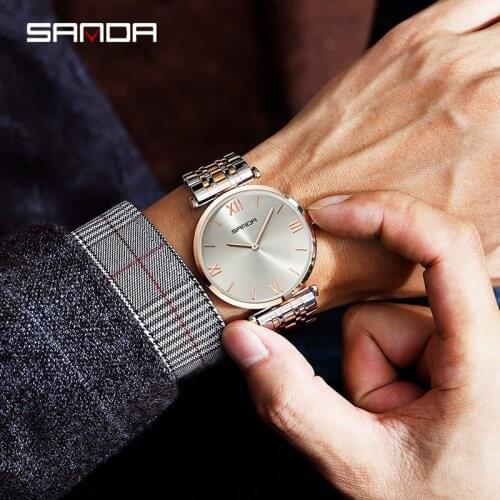 BASID Top Brand Luxury Modern Mens Watches Fashion Wristwatch Waterproof Watch Gentleman For Gifts Male Classic Business Man