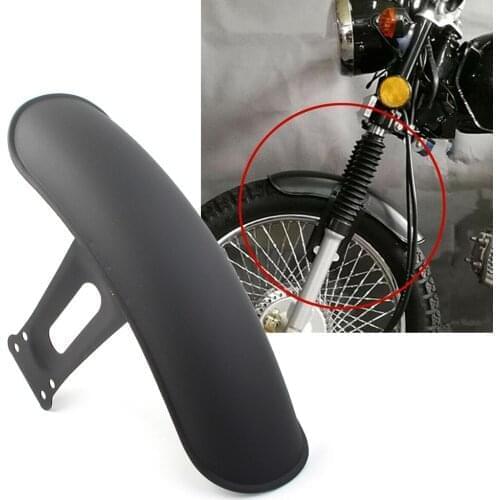 Black Motorcycle Front Fender Mudguard Cover Mud Flap Guard Protector For Honda CG125