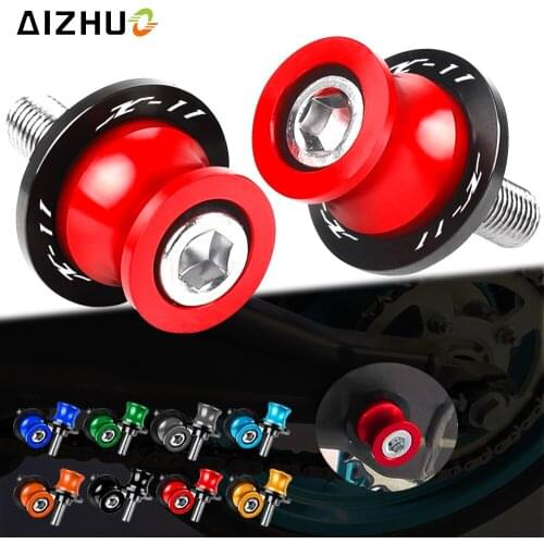 CNC Aluminum FOR HONDA X11 X-11 1999 2000 2001 2002 Motorcycle 8MM Stand Screws Swingarm Spools With X-11 LOGO Accessories 2PC