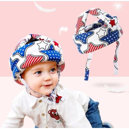 Toddler Infant Safety Helmet Baby Hat Helmets Learn to Walk Hat Baby Protective Play Helmet Soft Comfortable Harnesses Cap