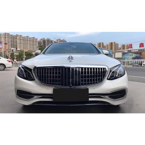 Dream2021 Fit For Decoration Net Tail Throat in the Light Bar Grille of Mercedes Benzs New E-class W213 Standard