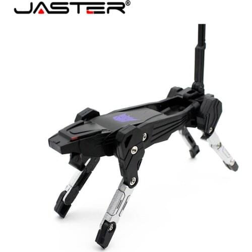 JASTER traplastic toy style U disk cartoon character usb flash drive transfomer pendrive 4GB 8GB 16GB 32GB transformation robot