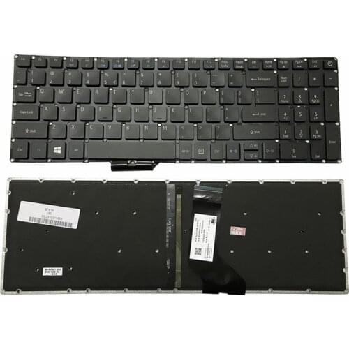 US laptop keyboard for Acer Aspire E5-573 E5-573T E5-573TG E5-573G E5-722 E15 E5-582P 507H 56AV 54G6 F5-572 V5-591G backlight