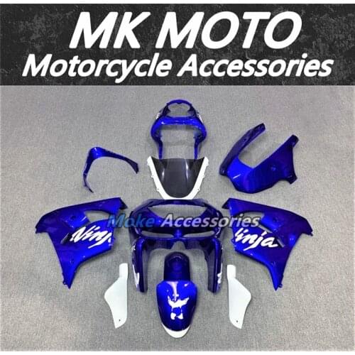 Motorcycle Fairings Kit Fit For Kawasaki zx-9r 1998-1999 Ninja New Bodywork Set High Quality Abs Injection Blue White