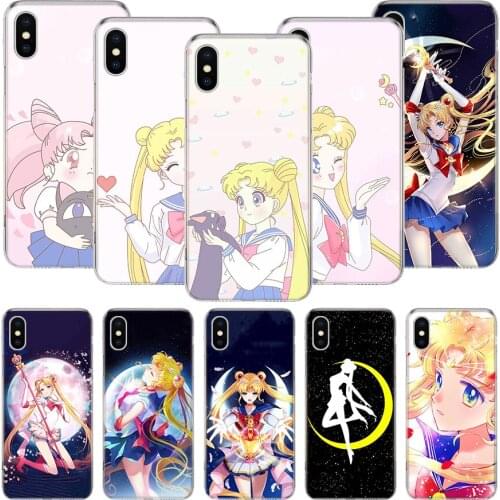 Pretty Anime Girls Phone Case For iPhone 11 12 Pro XS XR X Max 7 8 6 6S Plus Mini + 5 SE Pattern Customized Coque Cover Capa