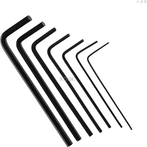 7Pcs/Set 0.7mm-3mm Mini Hexagon Hex Allen Key Set Wrench Screwdriver Tool Kit M09 dropship