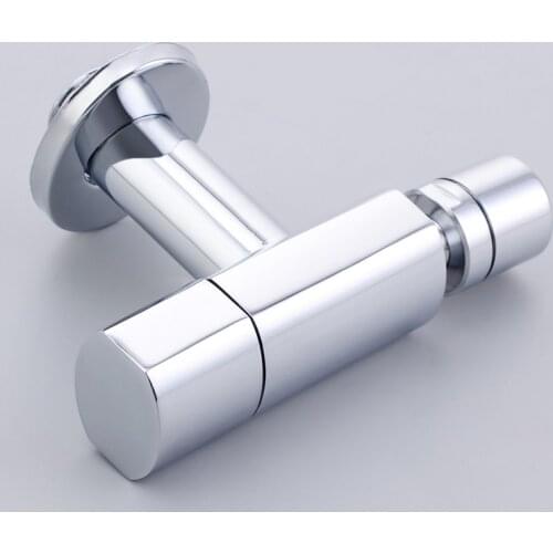 Wall to the open air mounted tap of the bathroom wash basin chrome tap solid water single-cold sink